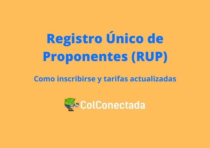 Registro Único de Proponentes RUP