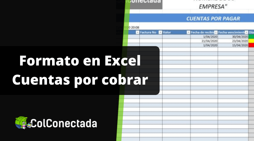 Plantilla Excel: Cuentas por cobrar y pagar 5