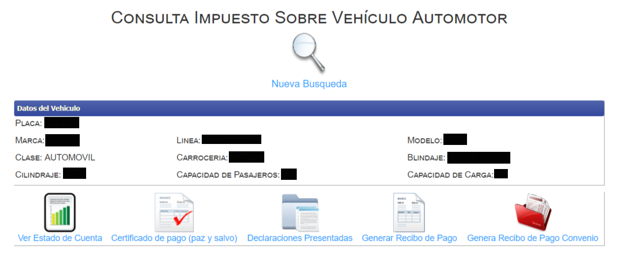 Impuesto de vehículos en Córdoba 2019
