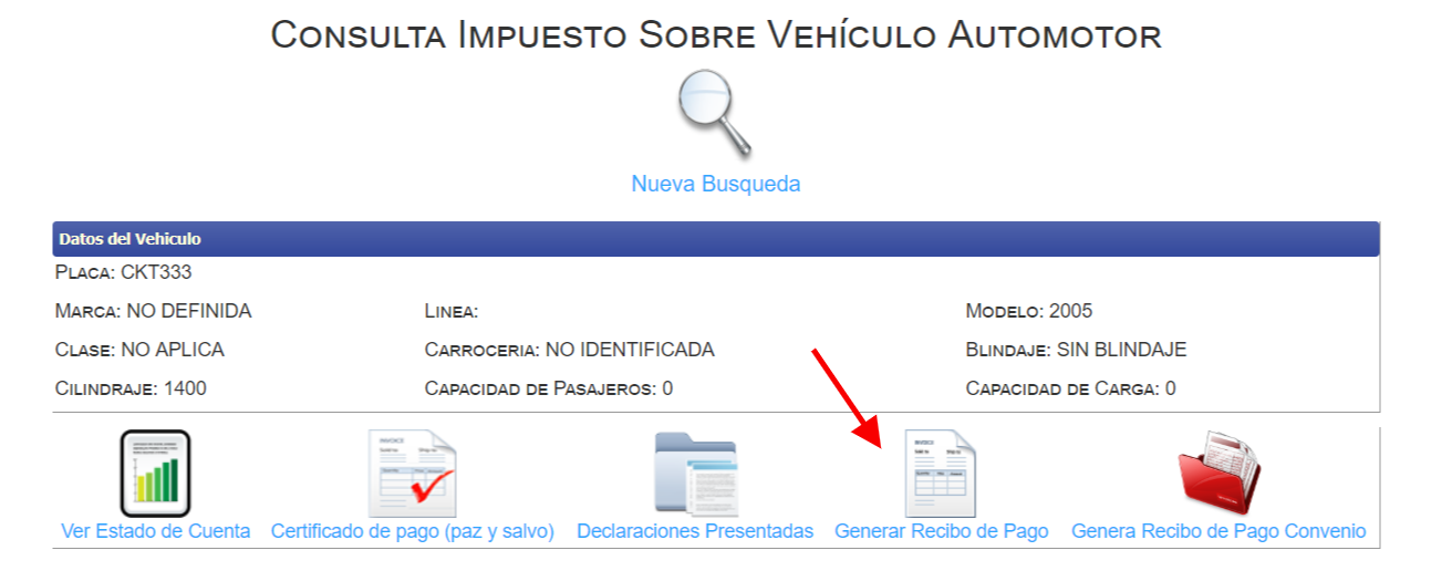 Impuesto de vehículos en Córdoba 2019