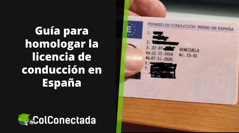 Homologar la licencia de conducción en España 6