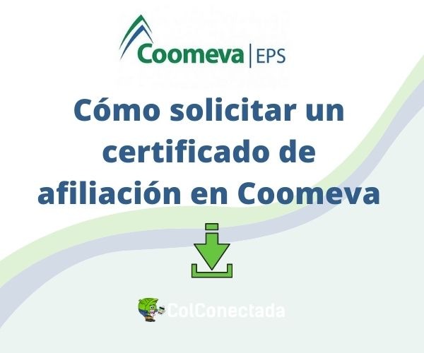 Certificado de afiliación en Coomeva
