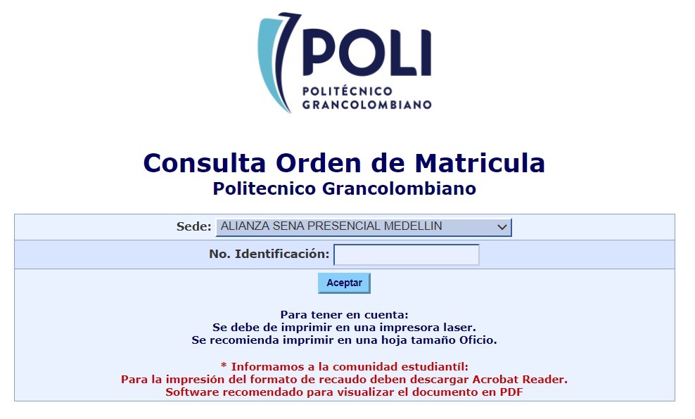 Politécnico Grancolombiano, inscripción y carreras 1