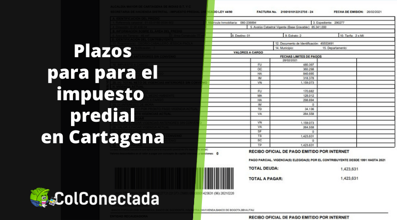 Impuesto predial de Cartagena: Recibo y plazos 18