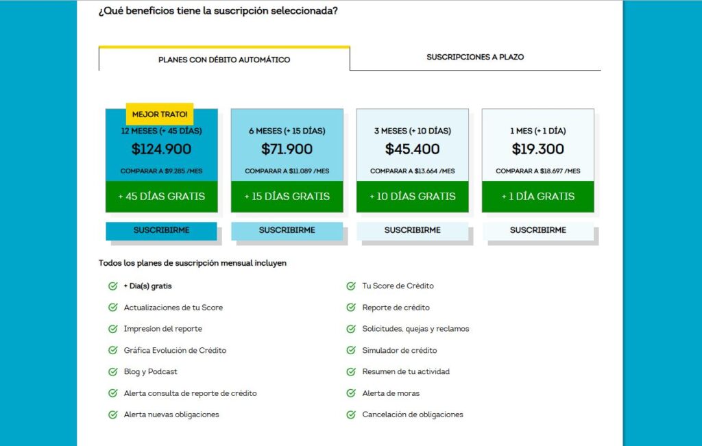 Precios 2026: CIFIN