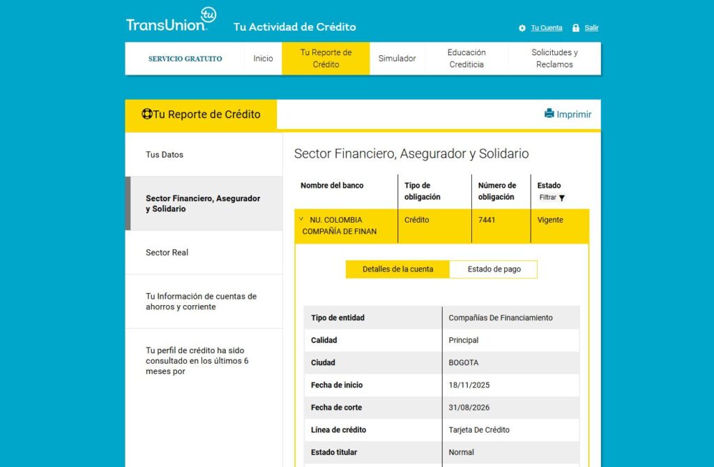 consulta reporte credito cifin gratis