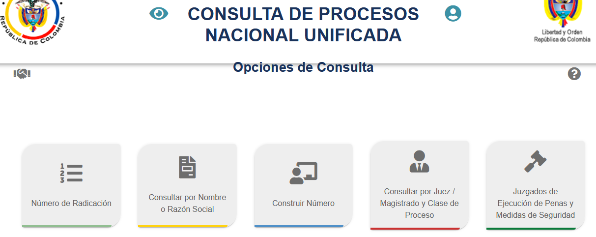 Consulta de Procesos Nacional Unificada (CPNU) en su versión 2.0